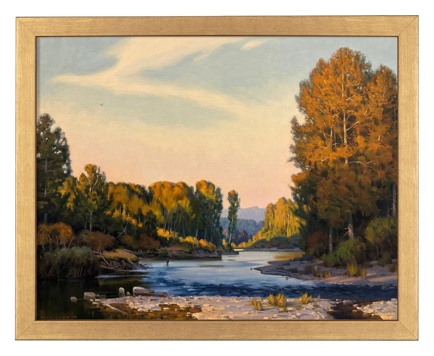 Autumn Evening Snoqualmie River - Art Prints