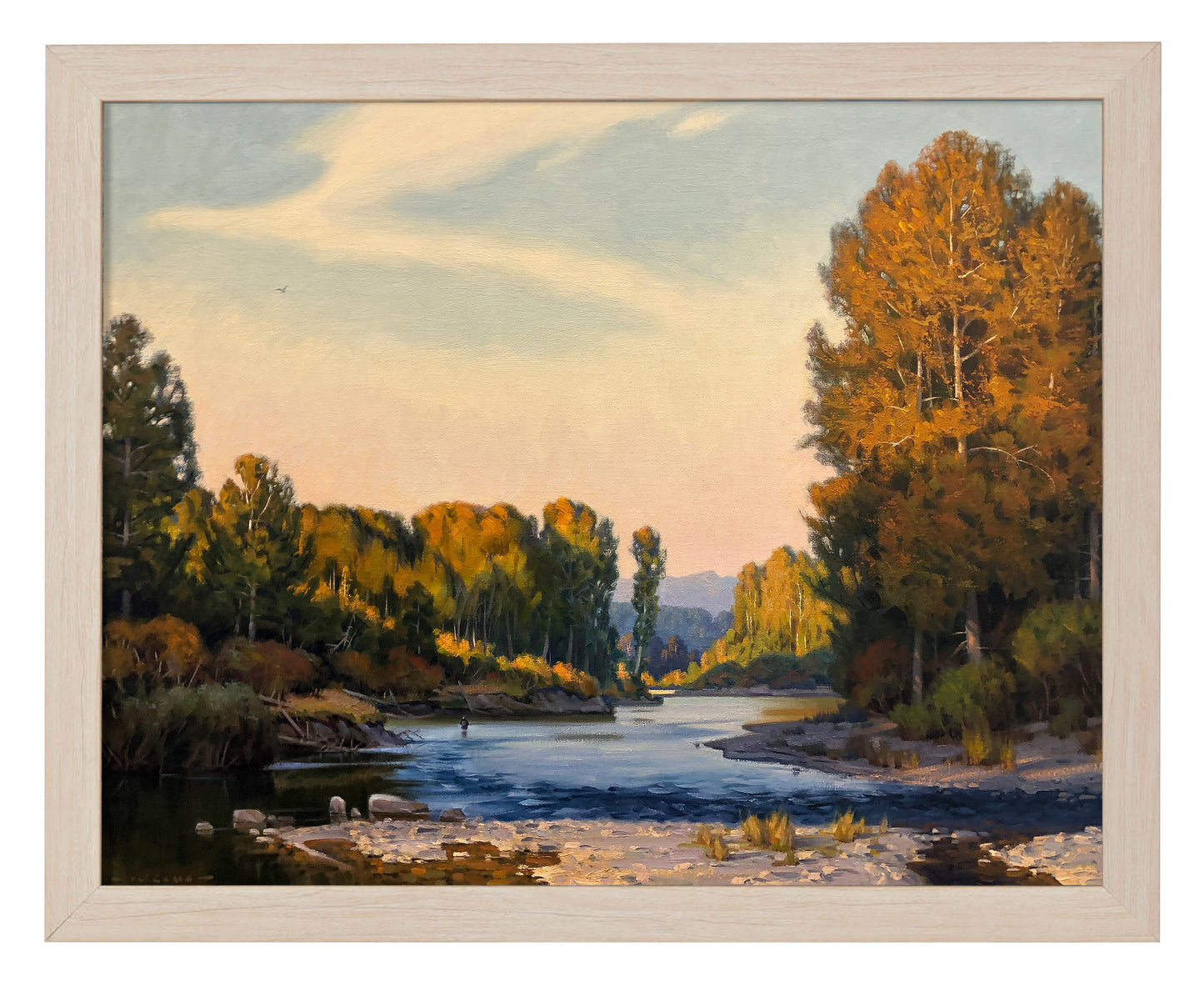 Autumn Evening Snoqualmie River - Art Prints