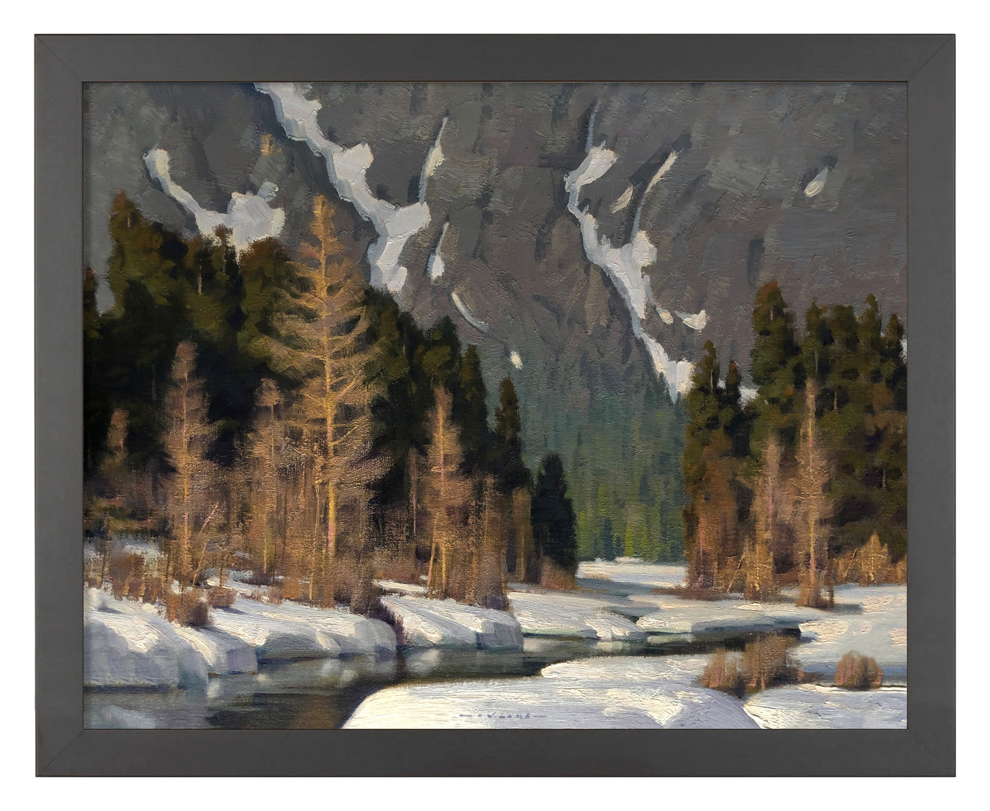Winter on Gold Creek - Art Prints