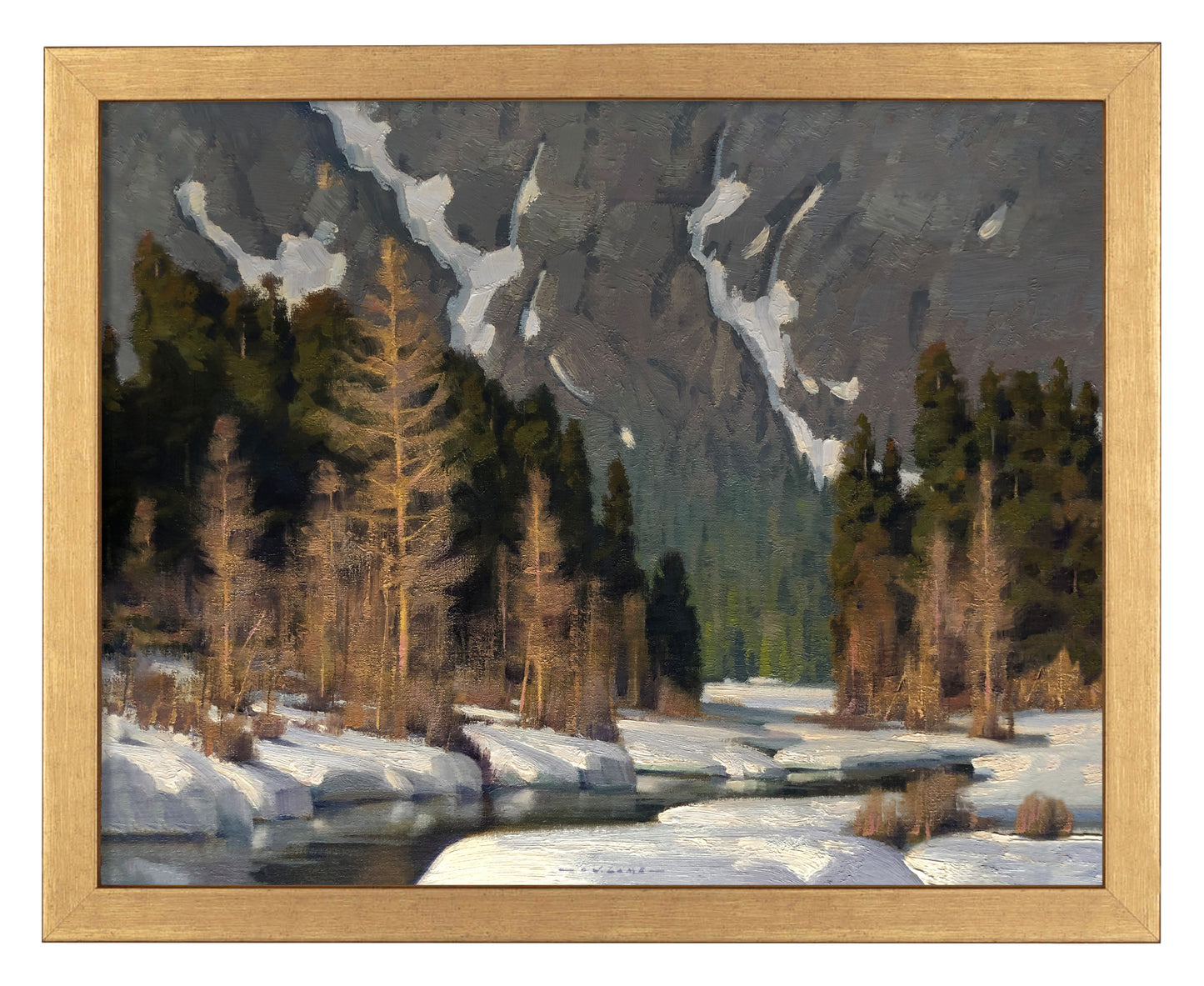 Winter on Gold Creek - Art Prints