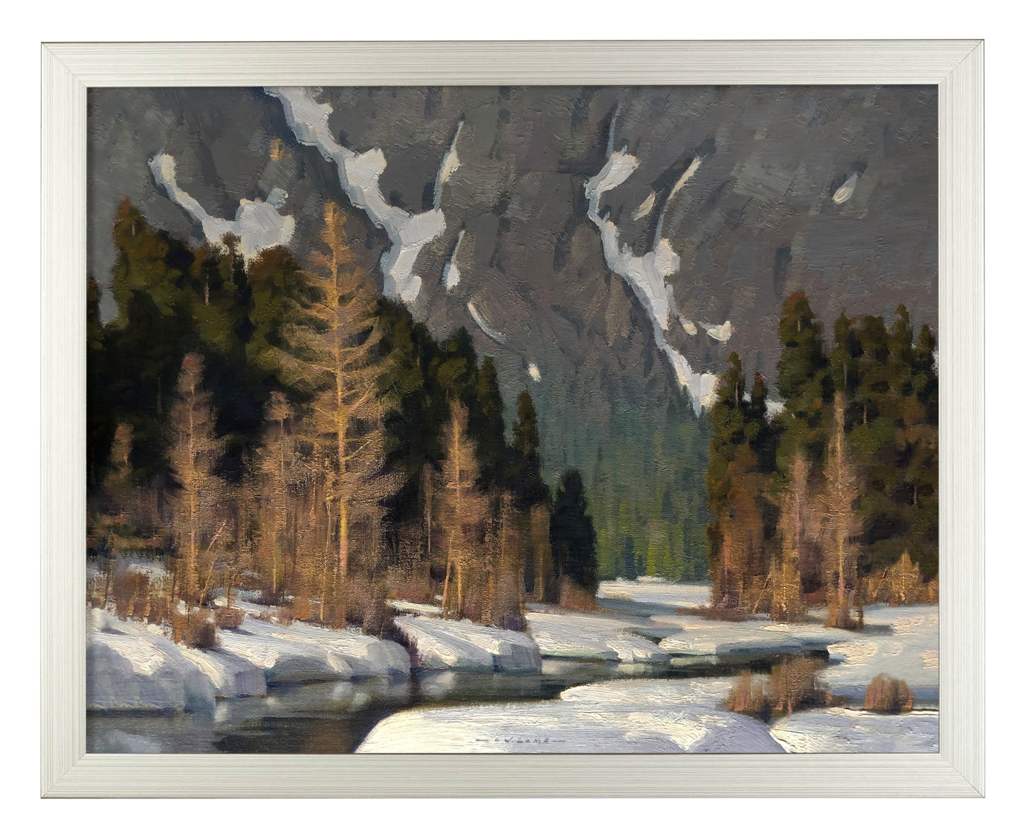 Winter on Gold Creek - Art Prints