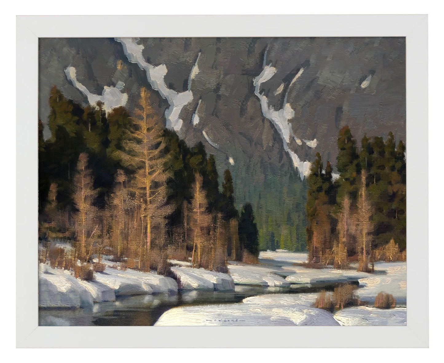 Winter on Gold Creek - Art Prints