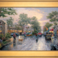 Carmel, Sunset on Ocean Avenue - Limited Edition Canvas