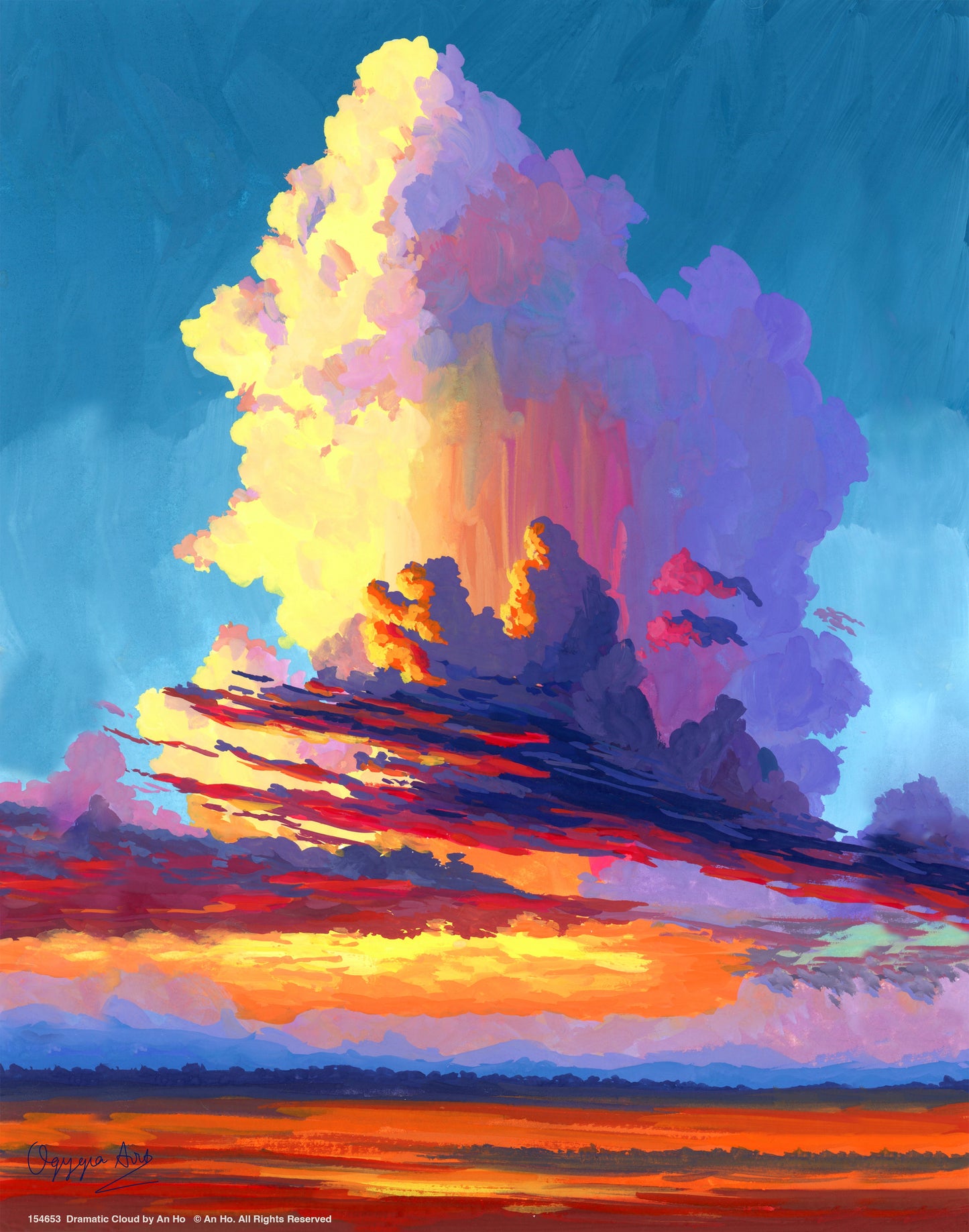 Dramatic Cloud - Art Prints