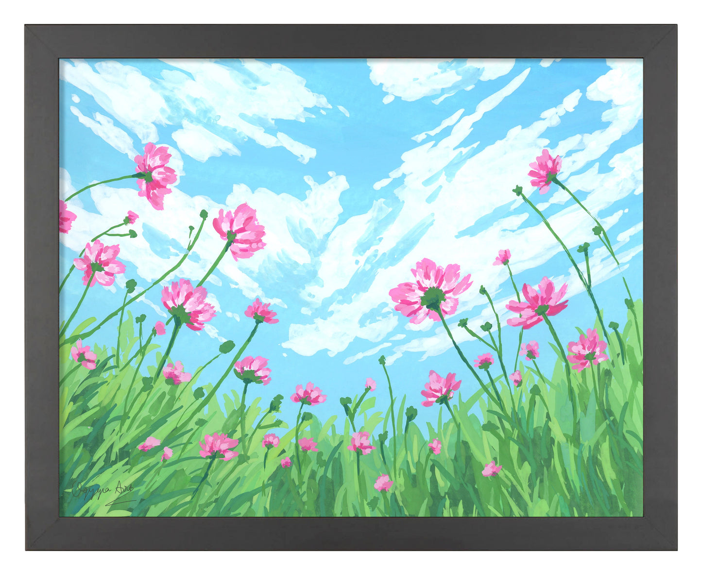 Pink Flowers - Art Prints