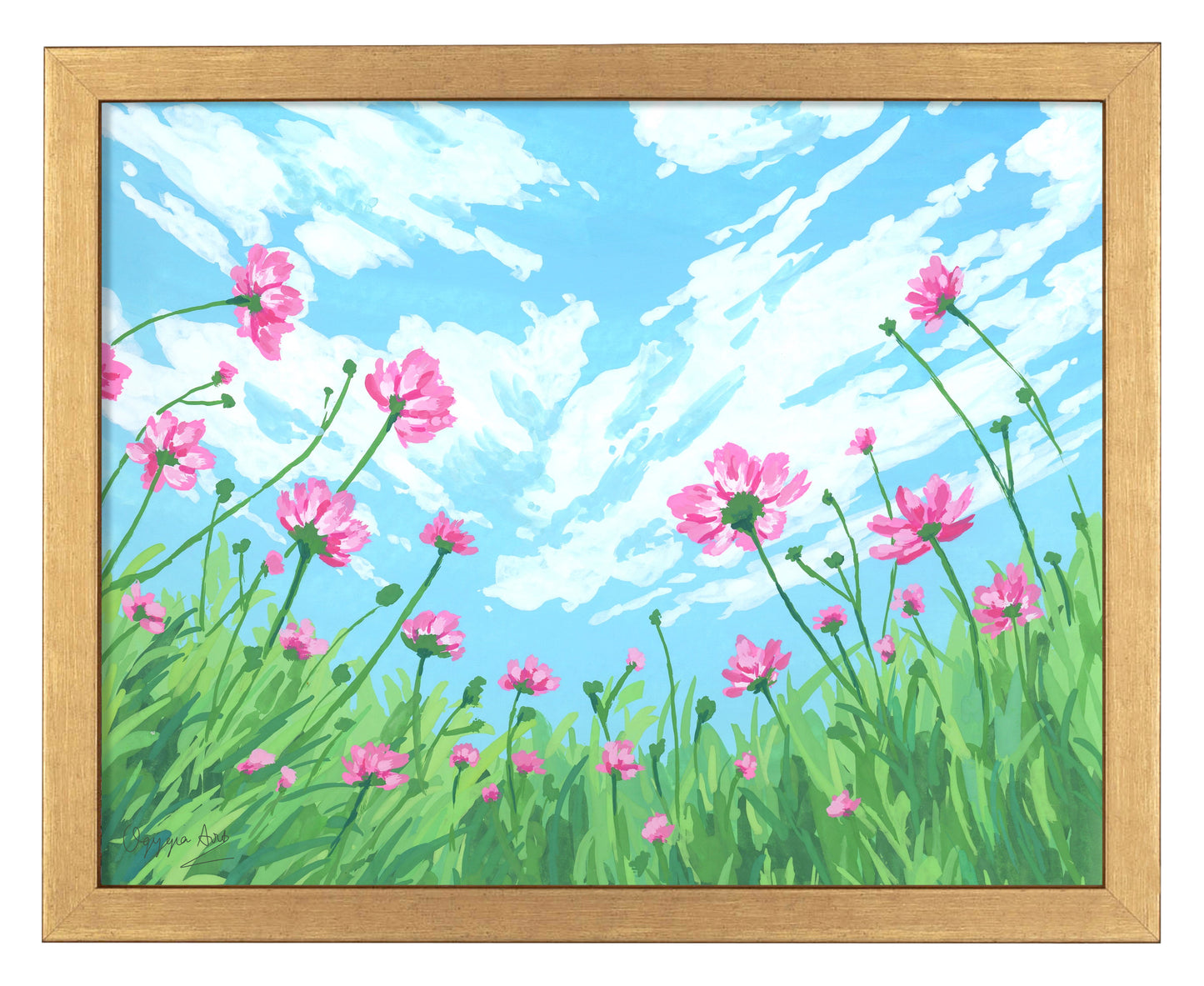 Pink Flowers - Art Prints