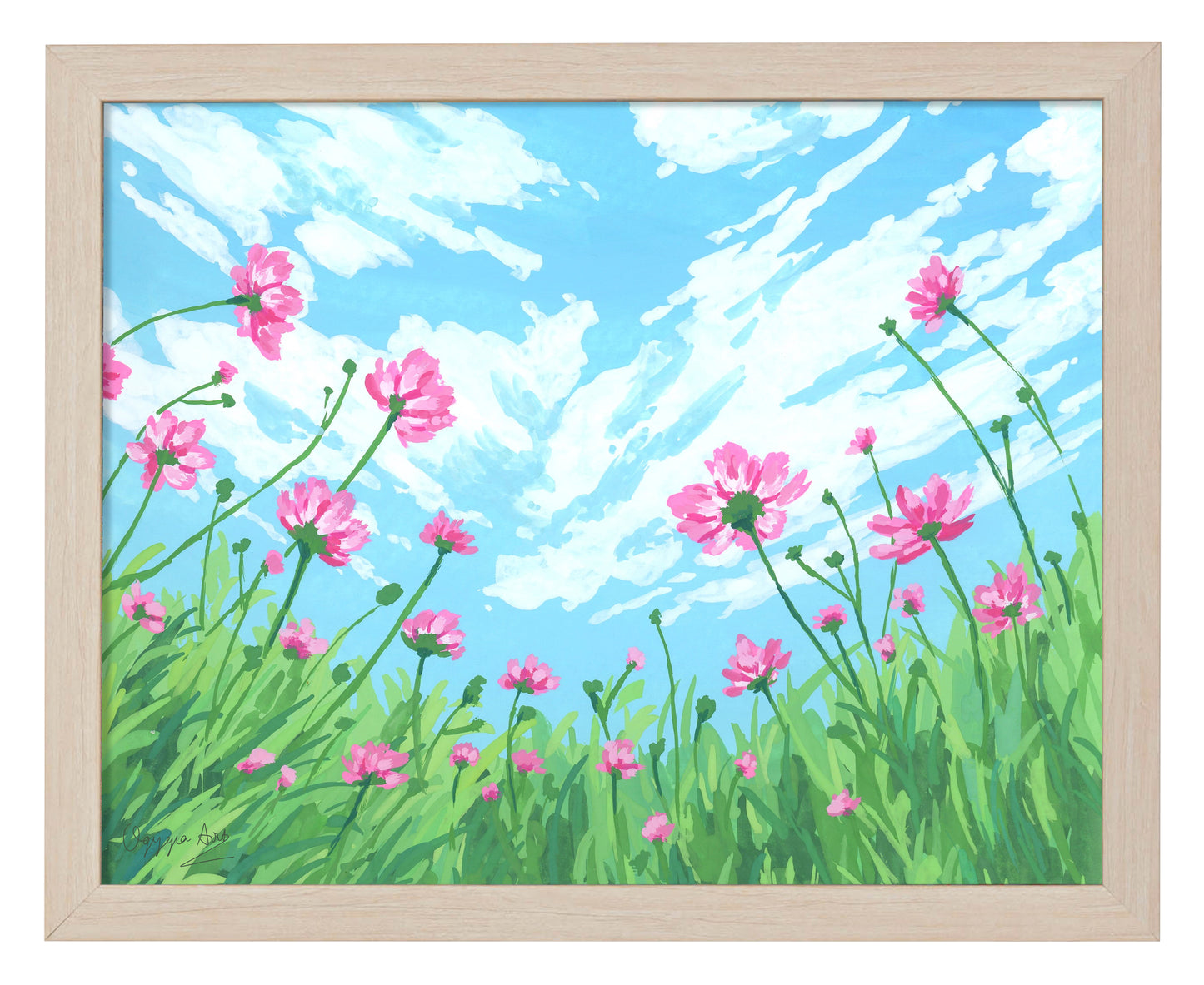 Pink Flowers - Art Prints