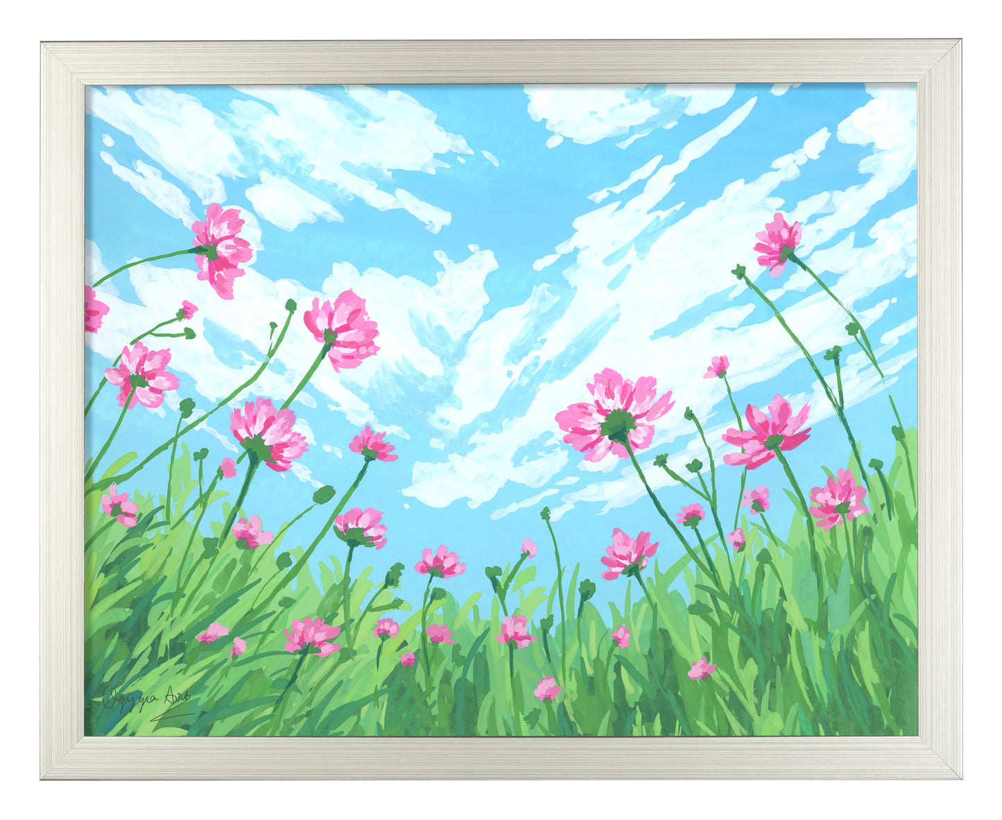 Pink Flowers - Art Prints