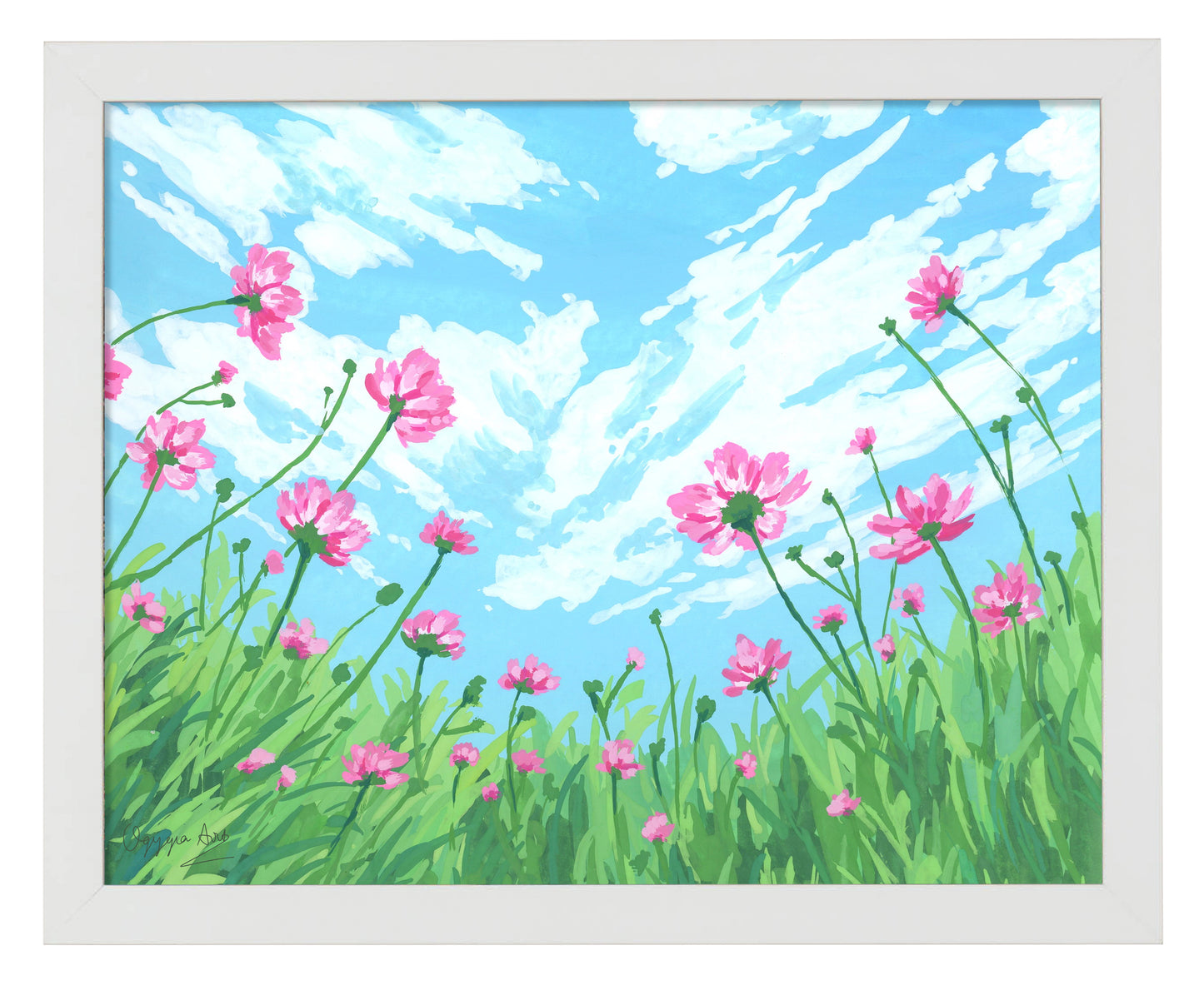 Pink Flowers - Art Prints