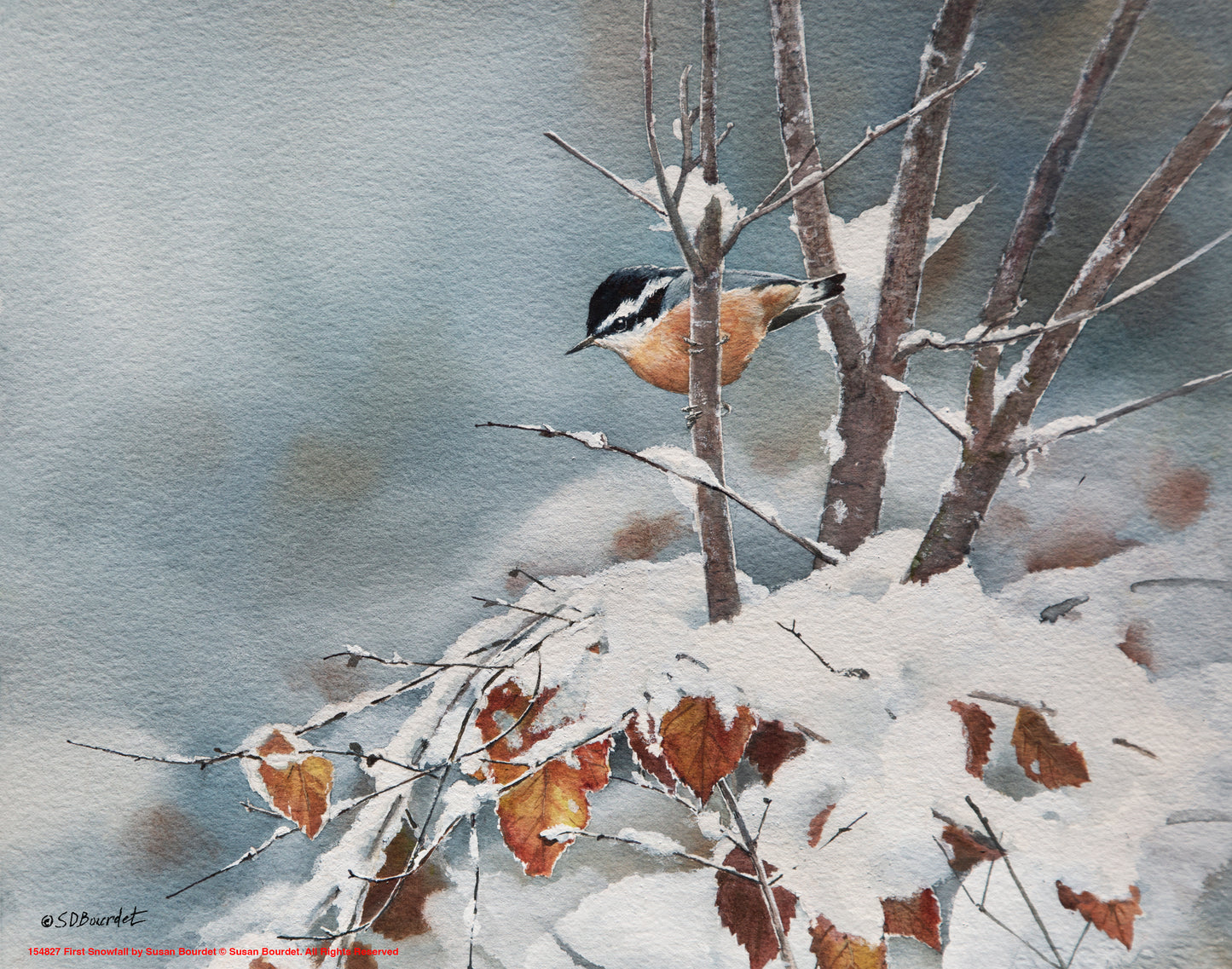 First Snowfall - Art Prints