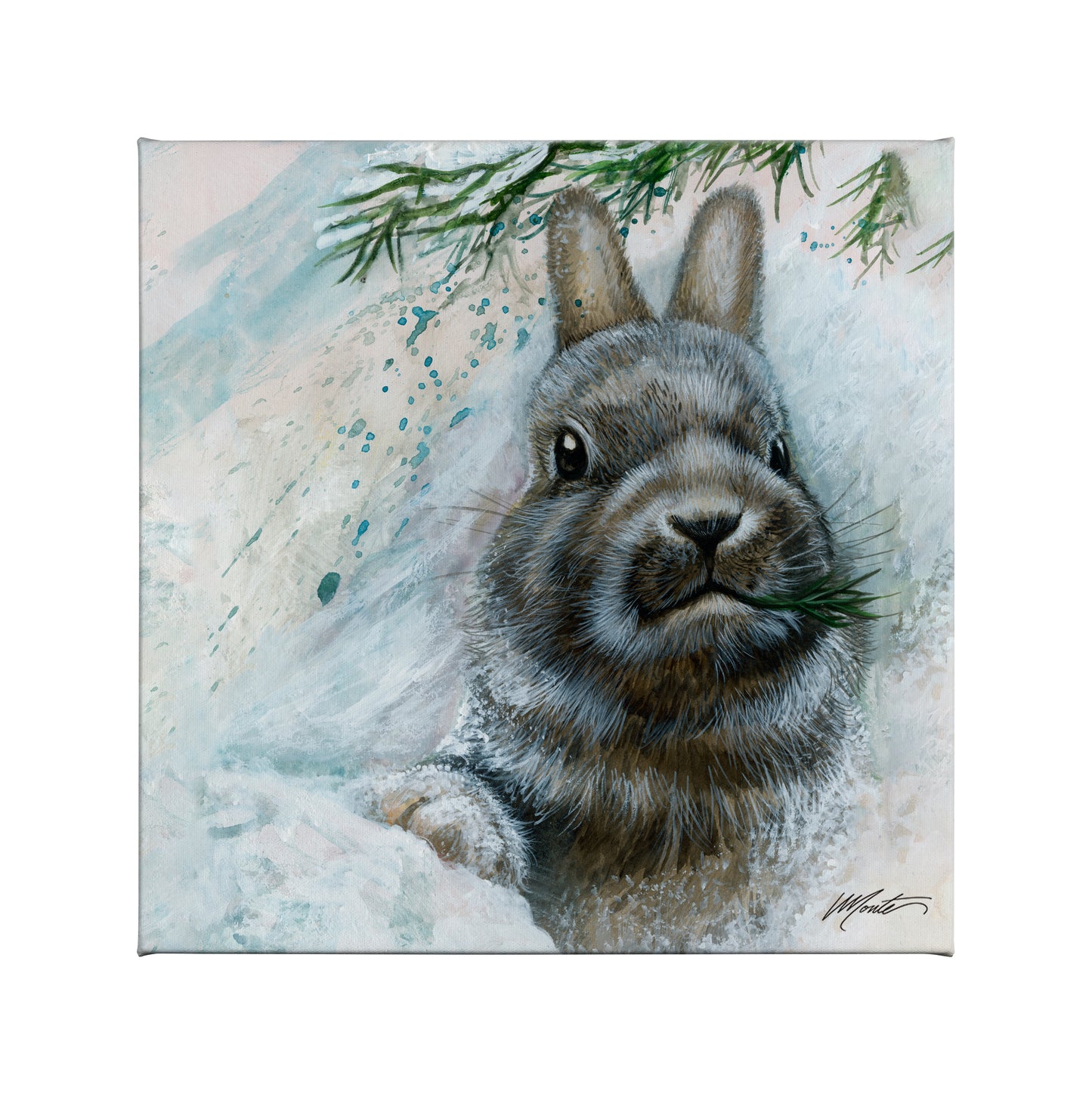 Cold Lunch - 14" x 14" Gallery Wrapped Canvas