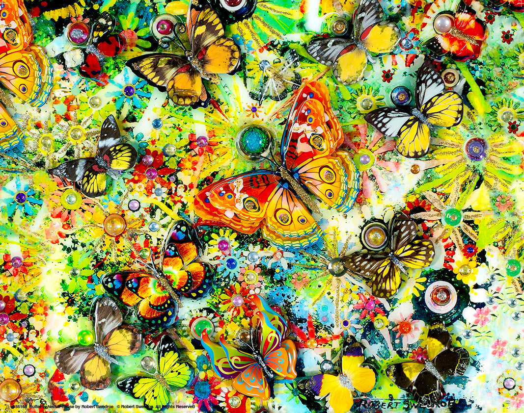 Butterfly Nectar Chase - Art Prints