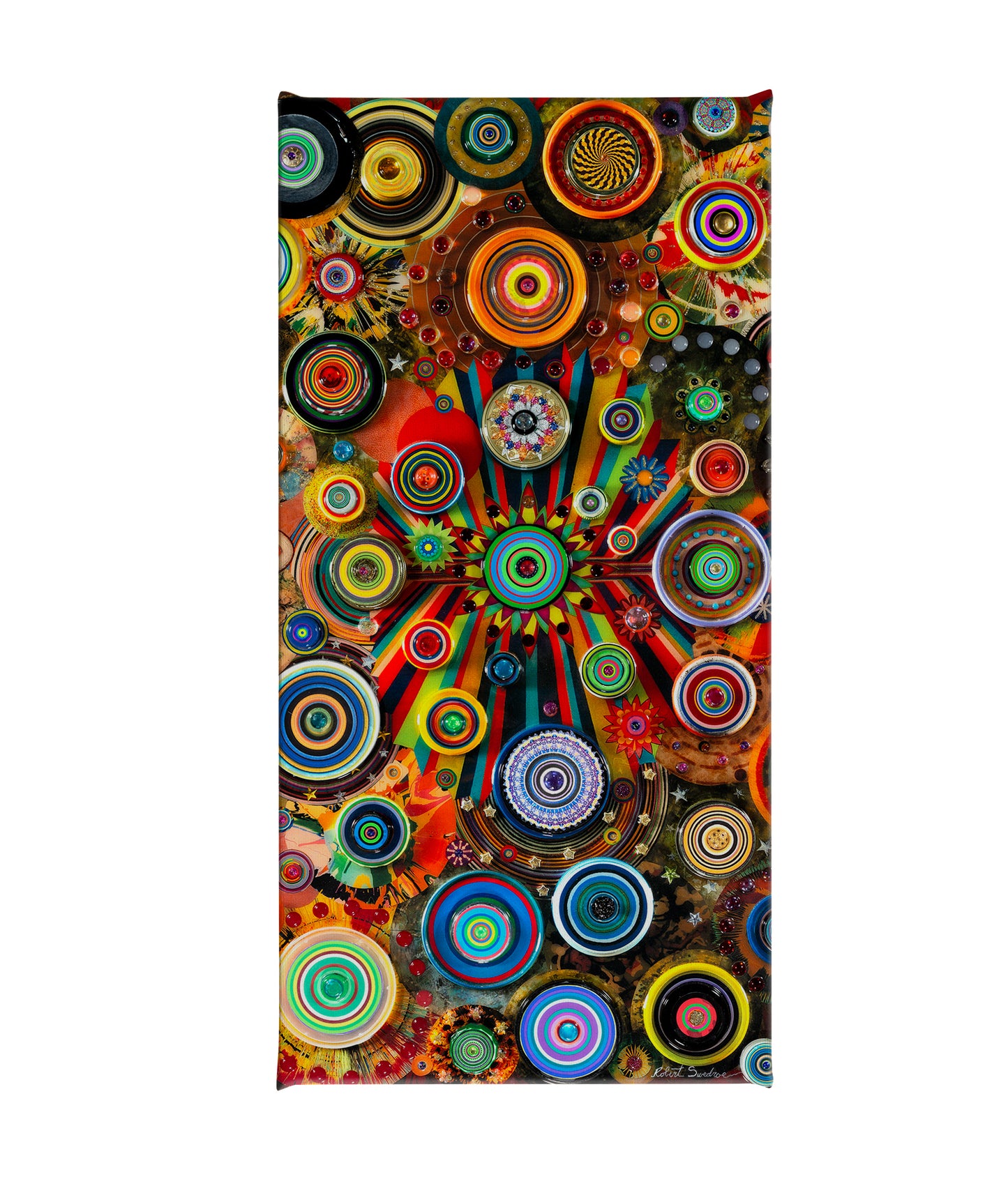 Celestial Bursts - 18" x 36" Gallery Wrapped Canvas