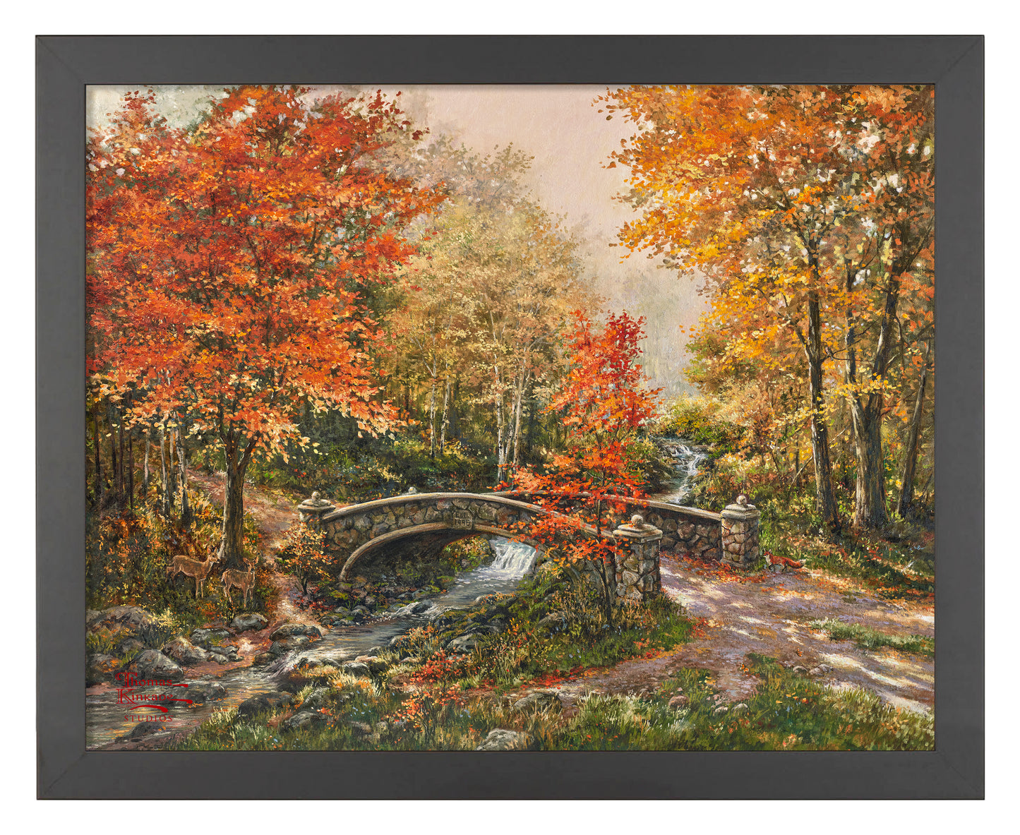 Fall at Fox Creek Bridge - Art Prints