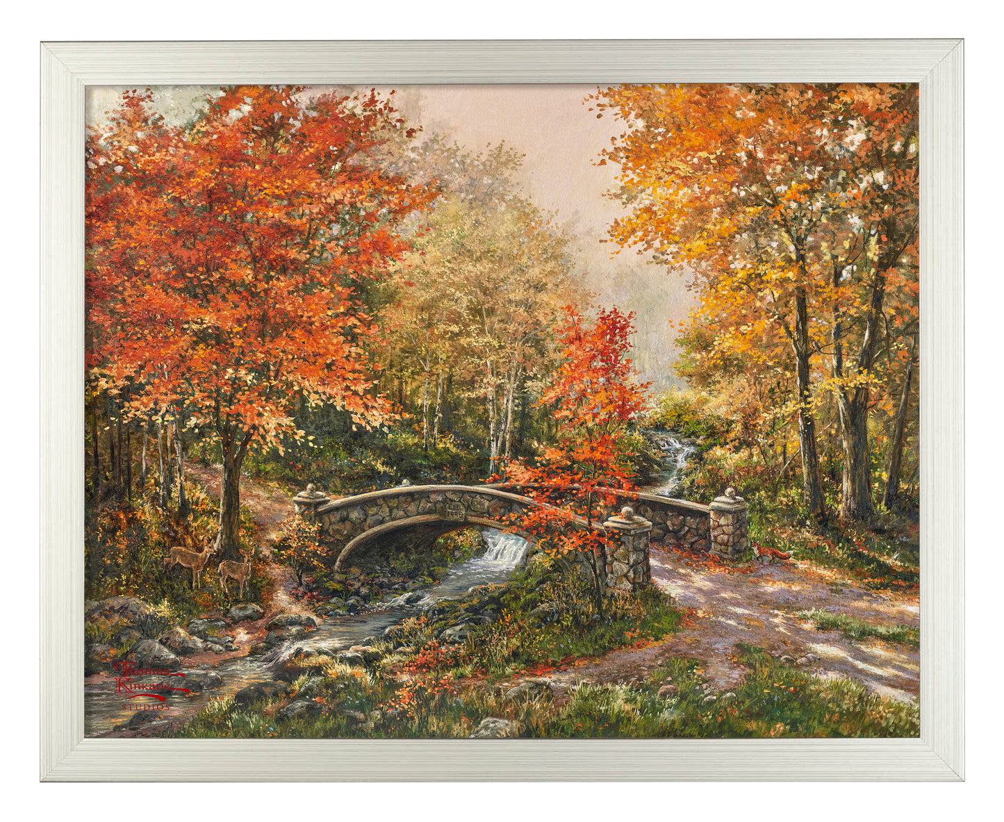 Fall at Fox Creek Bridge - Art Prints