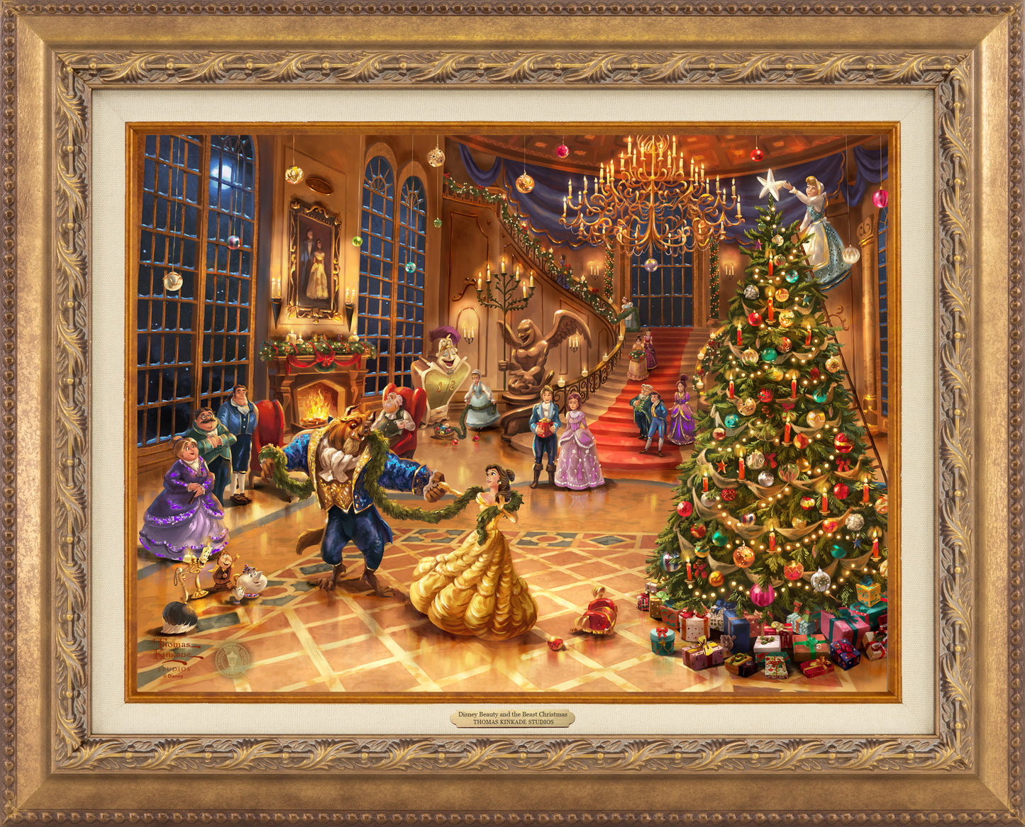 Disney Beauty and the Beast Christmas Celebration - Canvas Classics