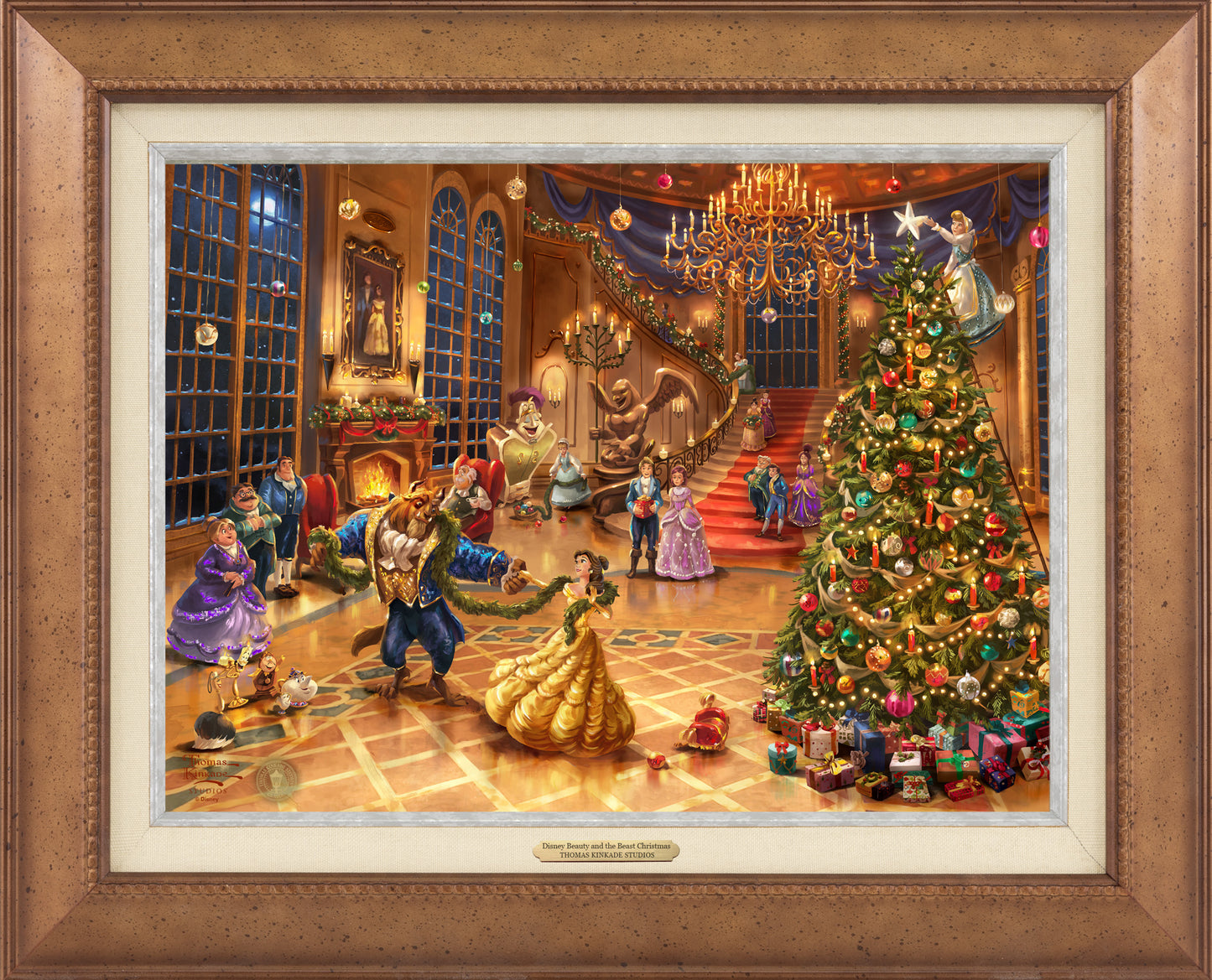Disney Beauty and the Beast Christmas Celebration - Canvas Classics