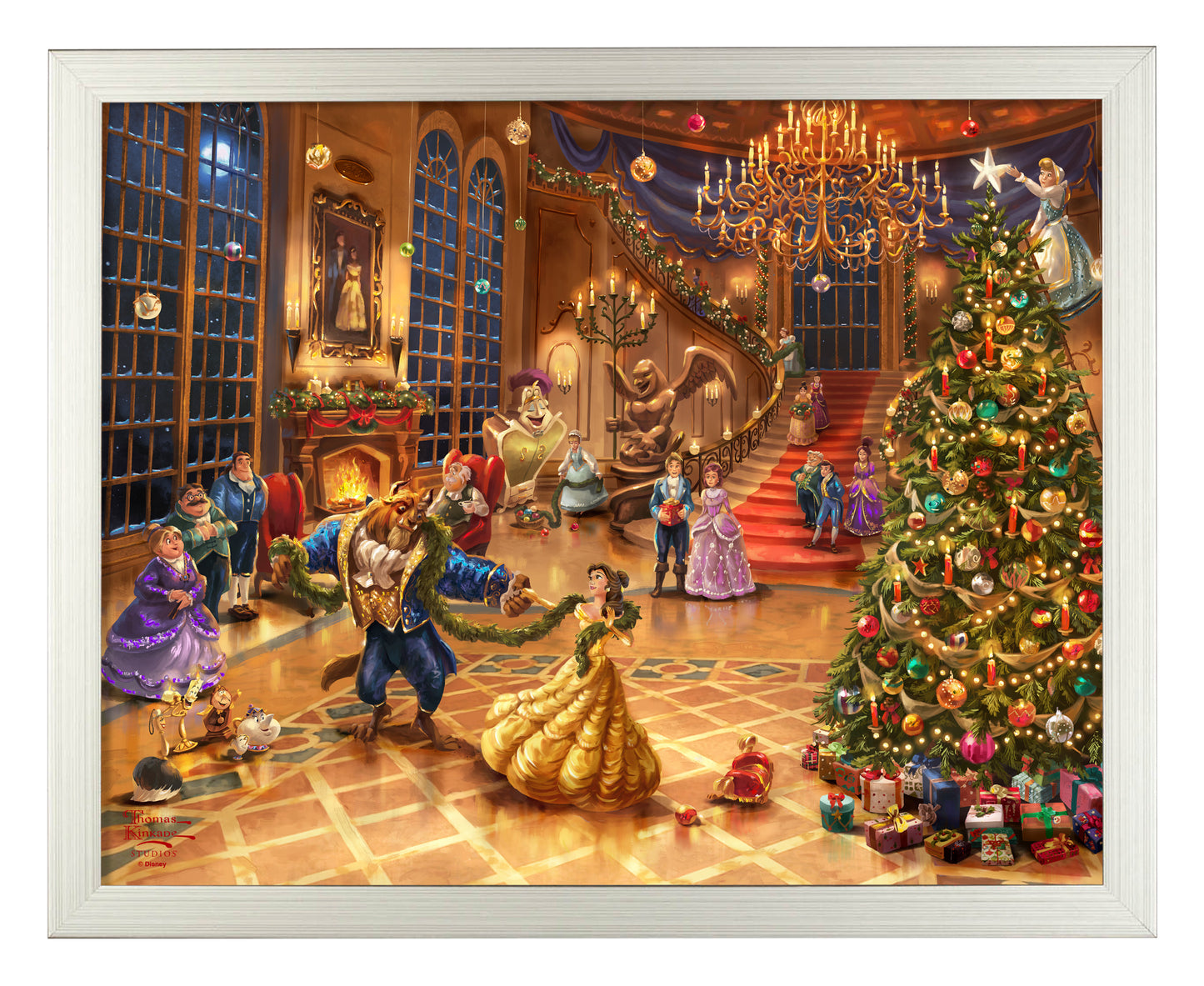 Disney Beauty and the Beast Christmas Celebration - Art Prints