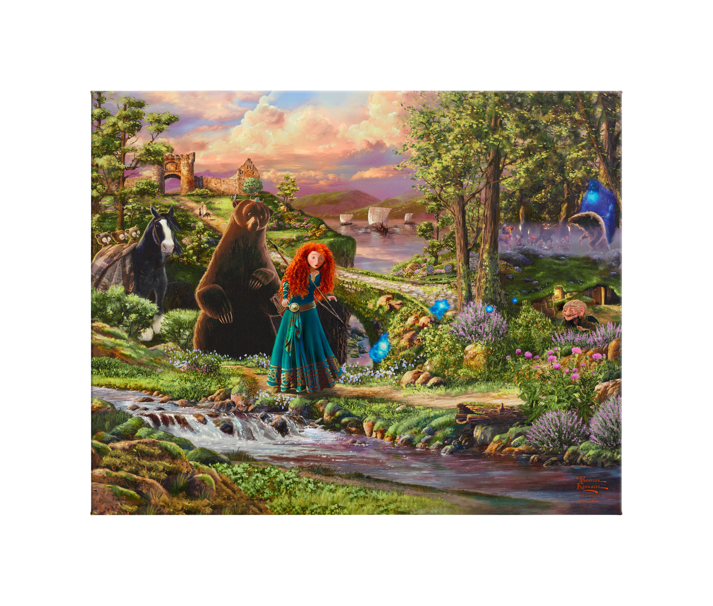Disney Pixar Brave - 24" x 30" Gallery Wrapped Canvas