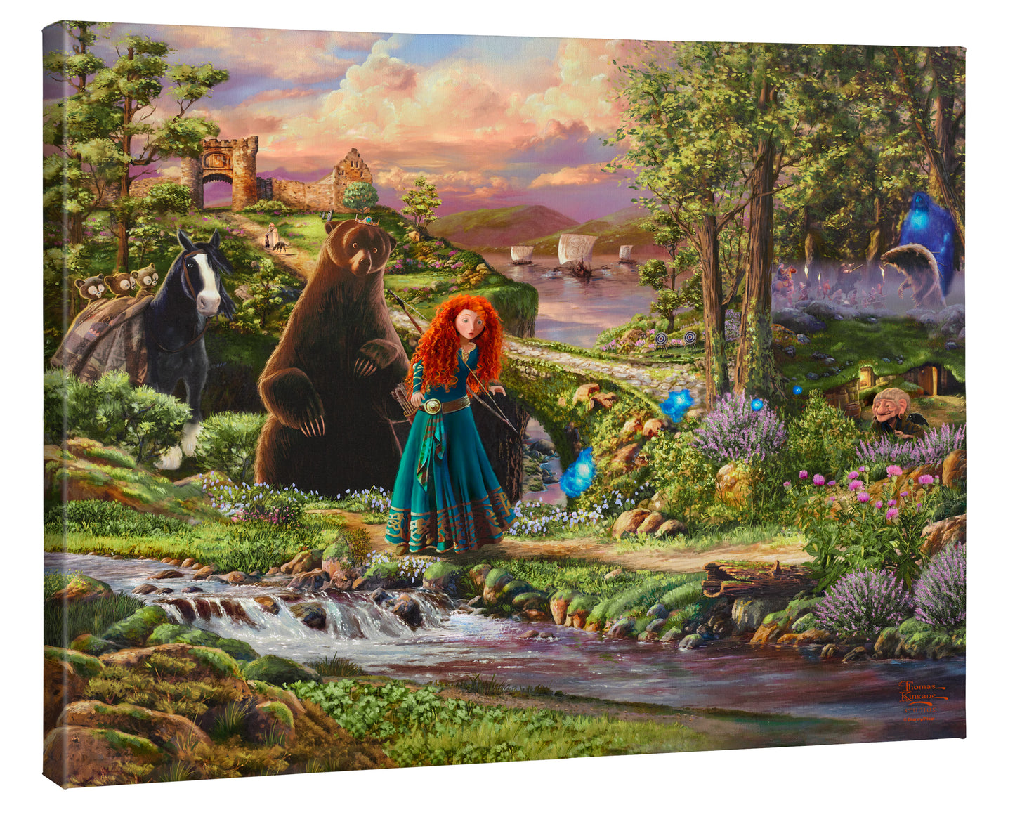 Disney Pixar Brave - 24" x 30" Gallery Wrapped Canvas