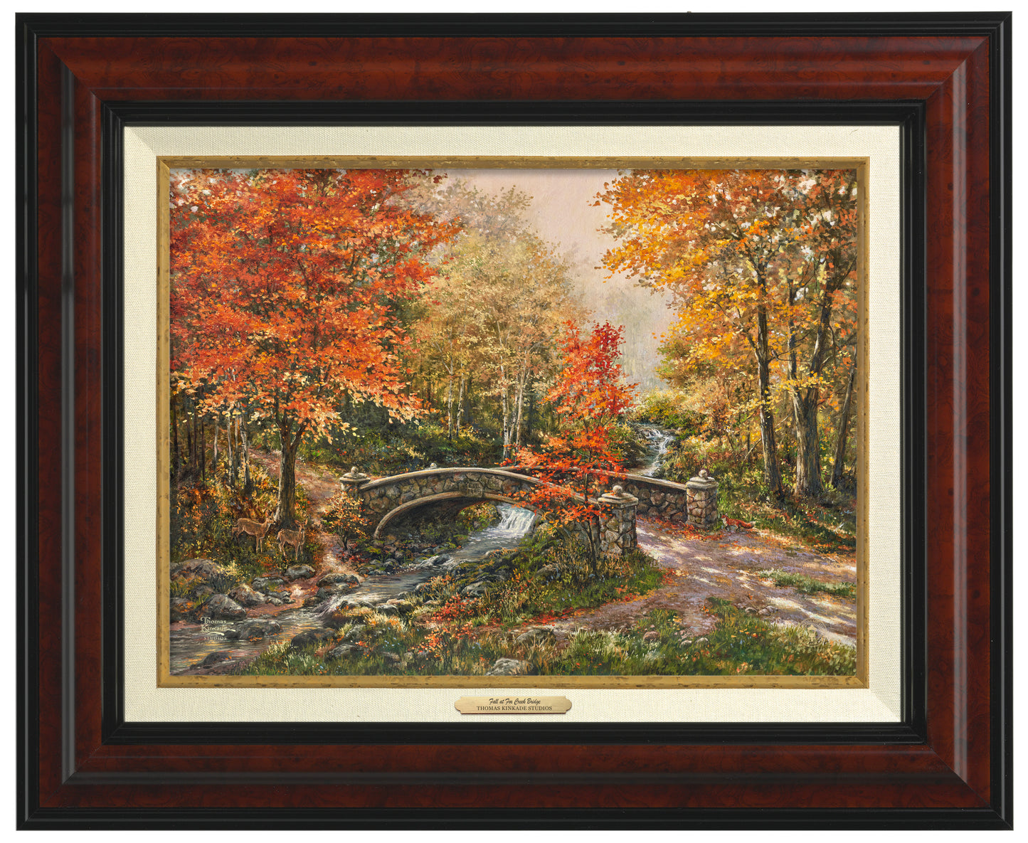 Fall at Fox Creek Bridge - Canvas Classics