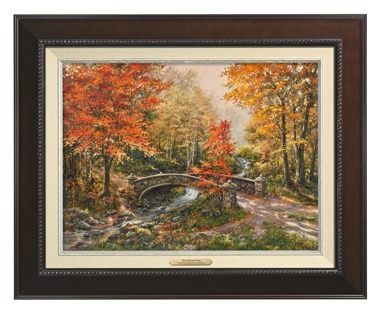 Fall at Fox Creek Bridge - Canvas Classics