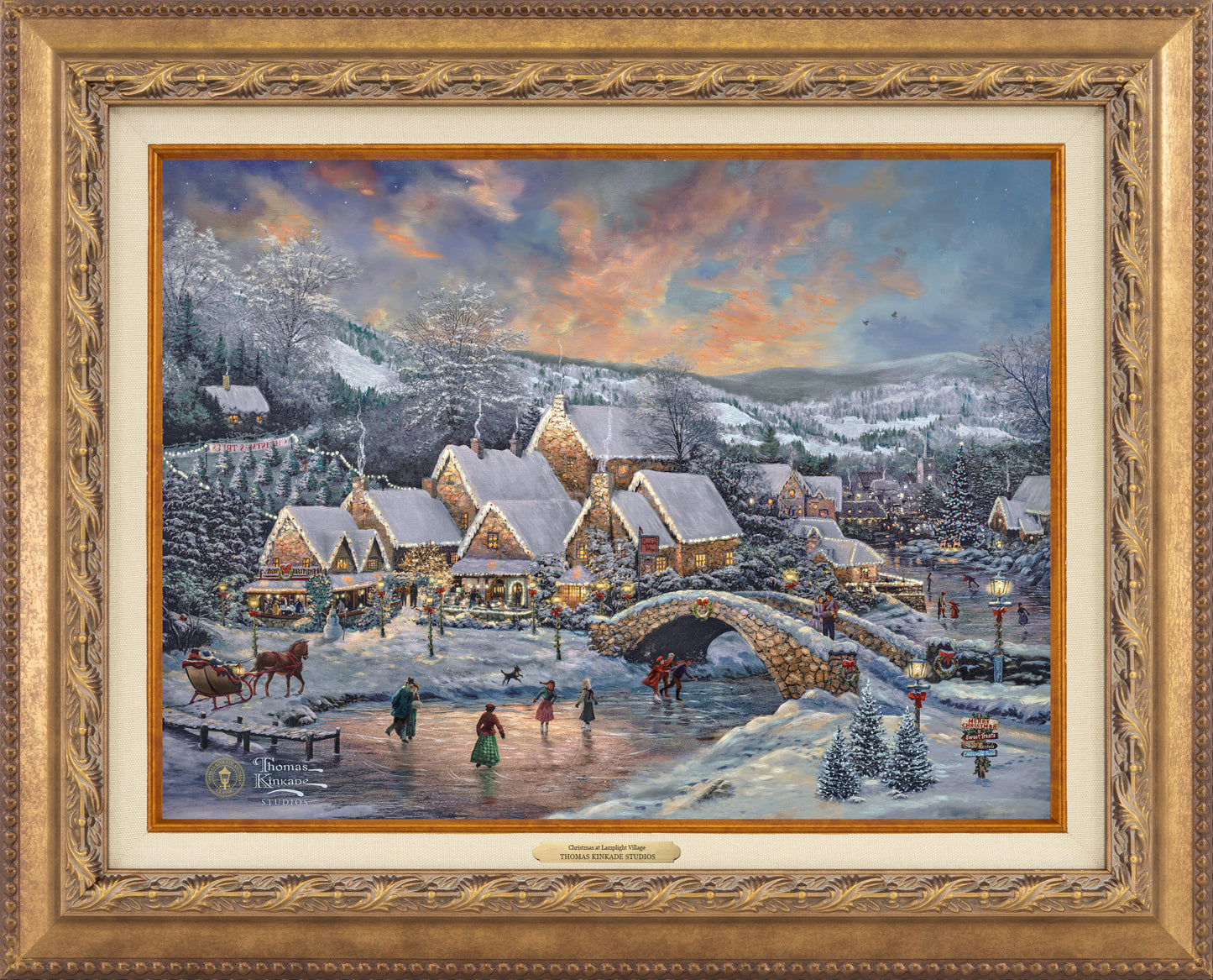 Christmas at Lamplight Village - Canvas Classics