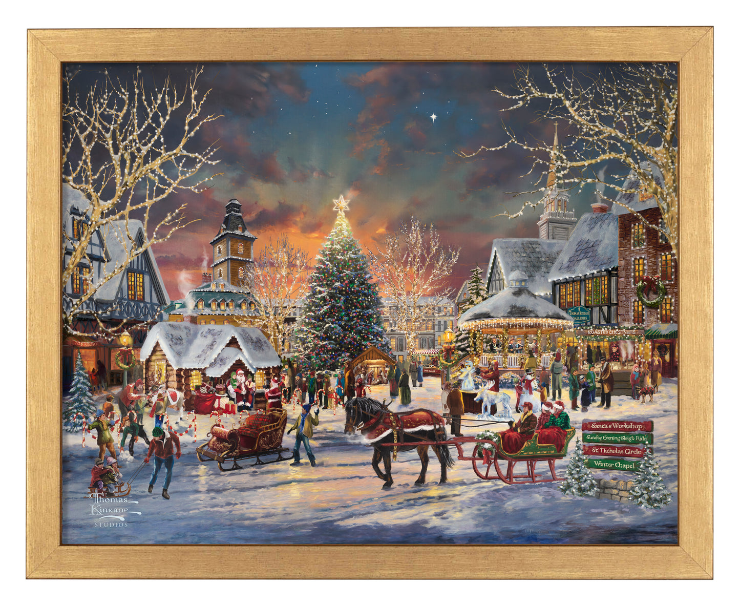 The Christmas Festival - Art Prints