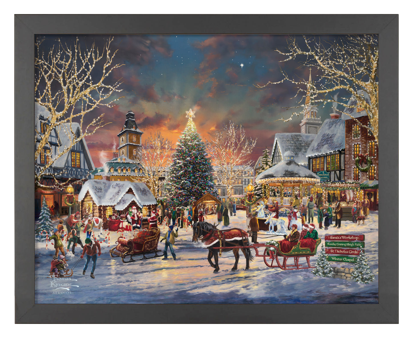 The Christmas Festival - Art Prints