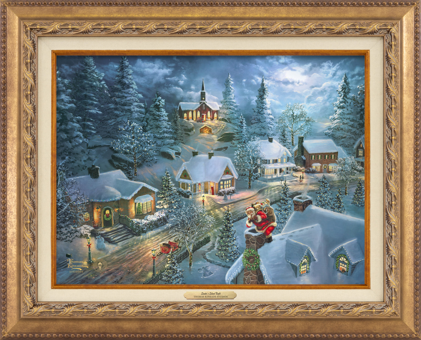 Santa's Silent Night - Canvas Classics