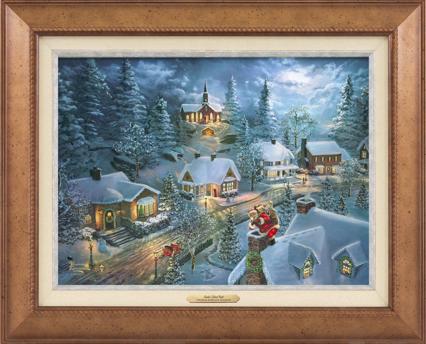 Santa's Silent Night - Canvas Classics