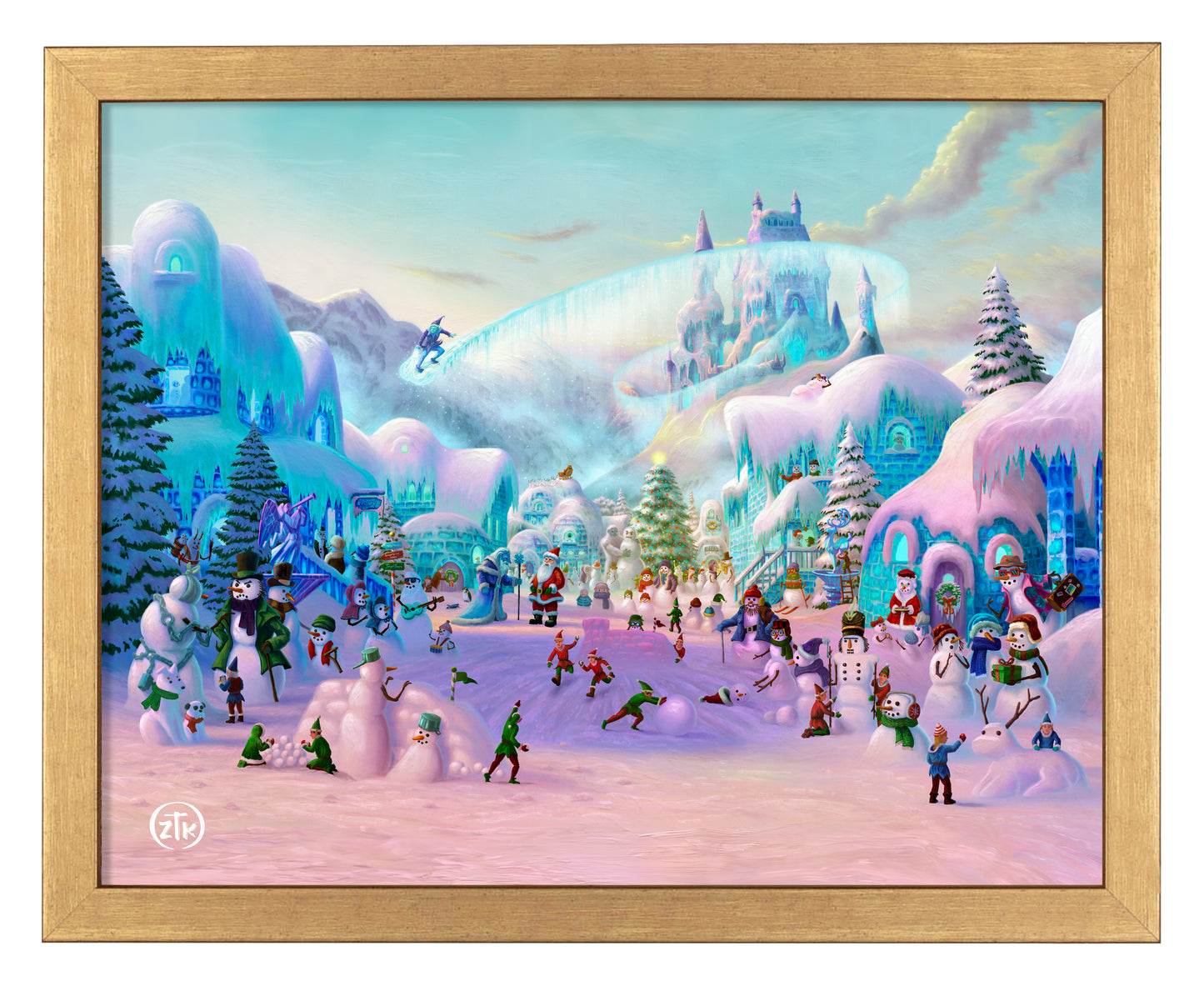 Snowman Sanctuary - Art Prints