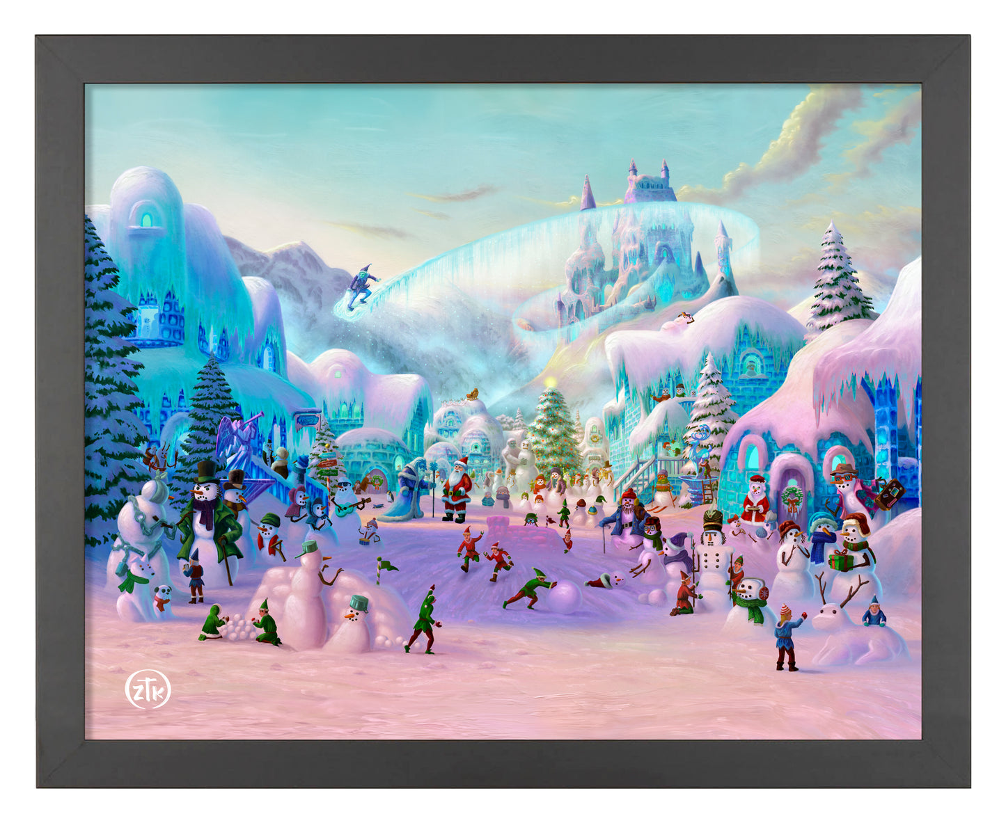Snowman Sanctuary - Art Prints