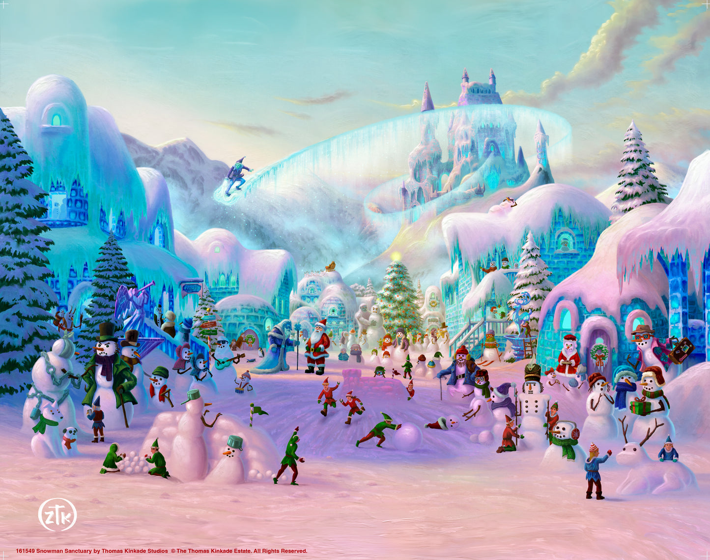 Snowman Sanctuary - Art Prints