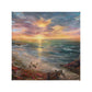 Beachside Gathering - 14" x 14" Gallery Wrapped Canvas