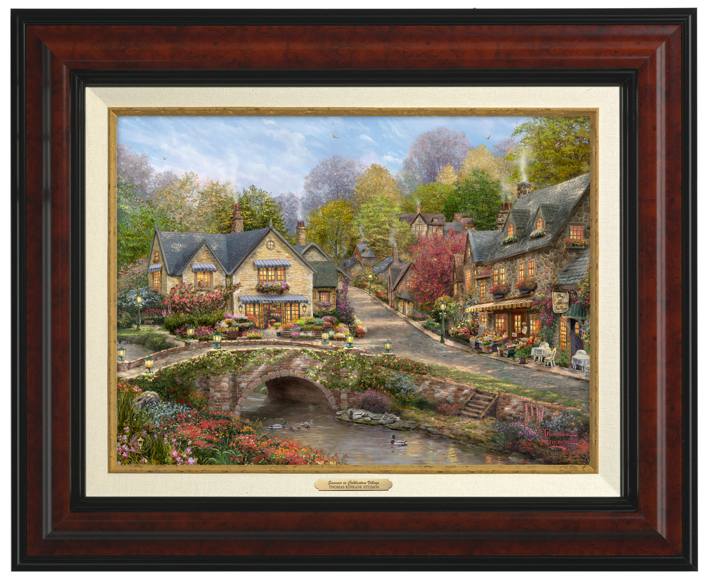Summer in Cobblestone Village - Canvas Classics
