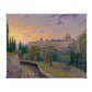 Jerusalem Sunset - 8" x 10" Gallery Wrapped Canvas