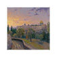 Jerusalem Sunset - 14" x 14" Gallery Wrapped Canvas