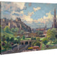 Edinburgh, Scotland - 8" x 10" Gallery Wrapped Canvas