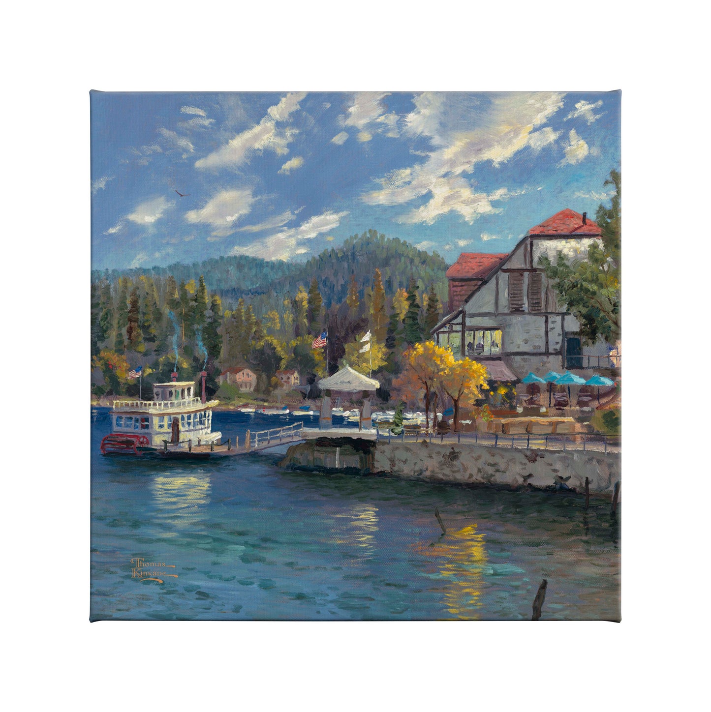 Lake Arrowhead - 14" x 14" Gallery Wrapped Canvas