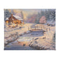 A Winter Retreat - 8" x 10" Gallery Wrapped Canvas