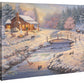 A Winter Retreat - 8" x 10" Gallery Wrapped Canvas