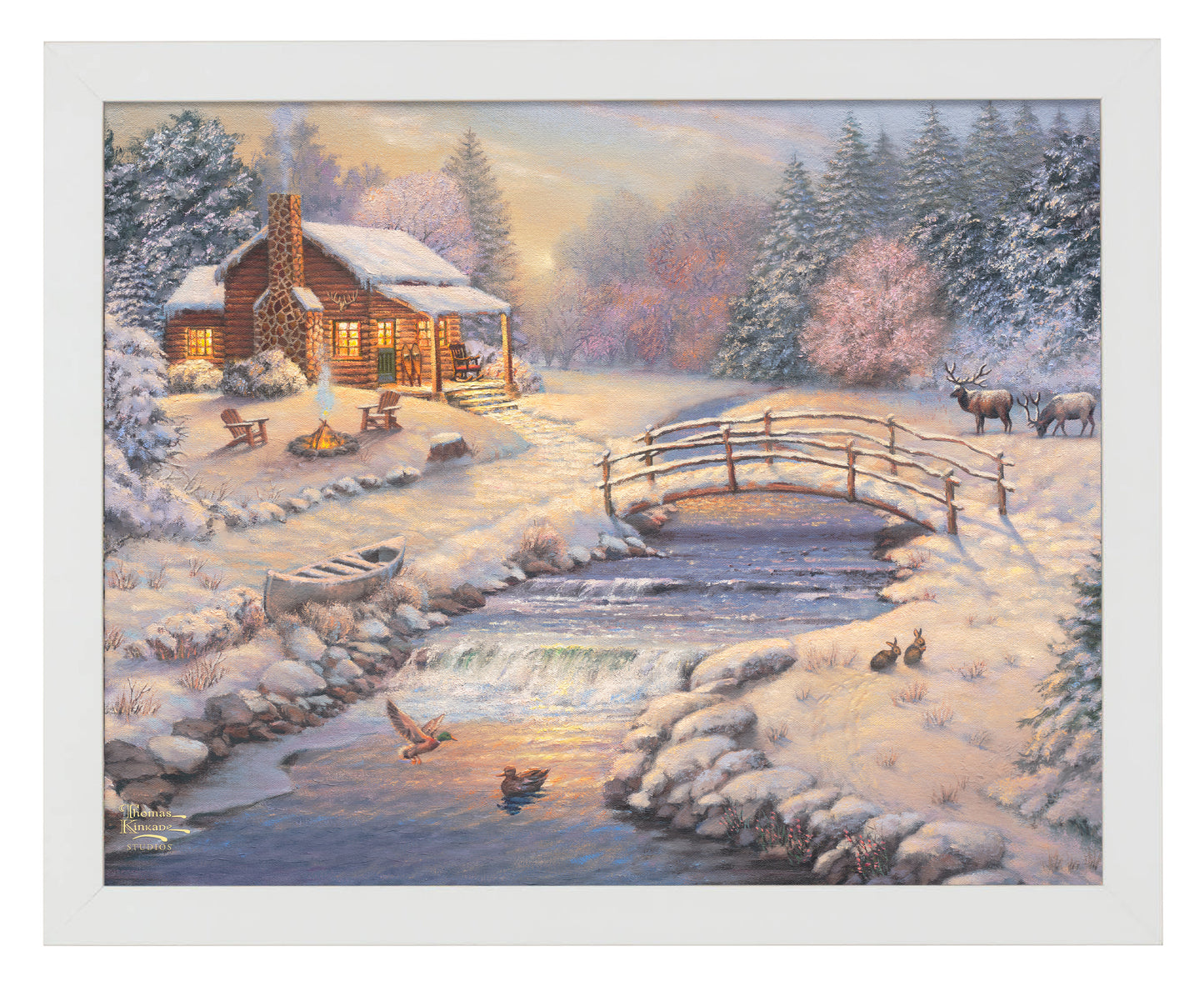 A Winter Retreat - Art Prints