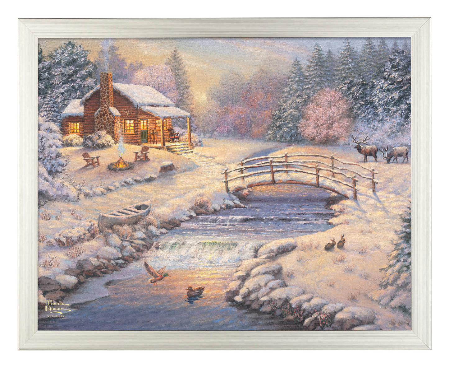 A Winter Retreat - Art Prints