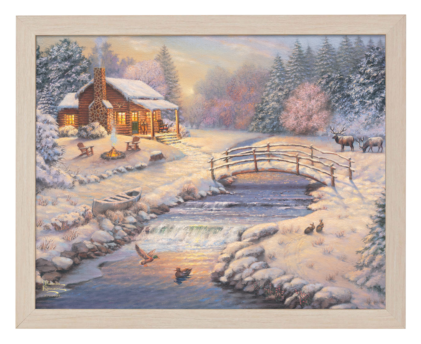A Winter Retreat - Art Prints