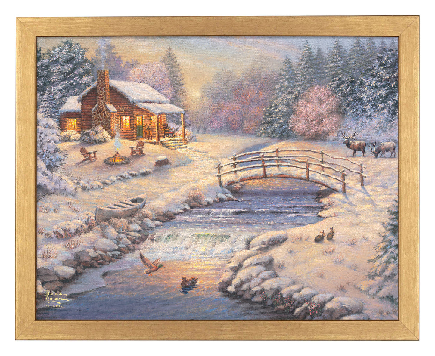 A Winter Retreat - Art Prints