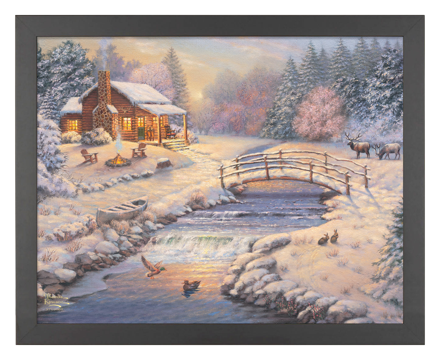 A Winter Retreat - Art Prints