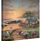 Seaside Cottage - 14" x 14" Gallery Wrapped Canvas