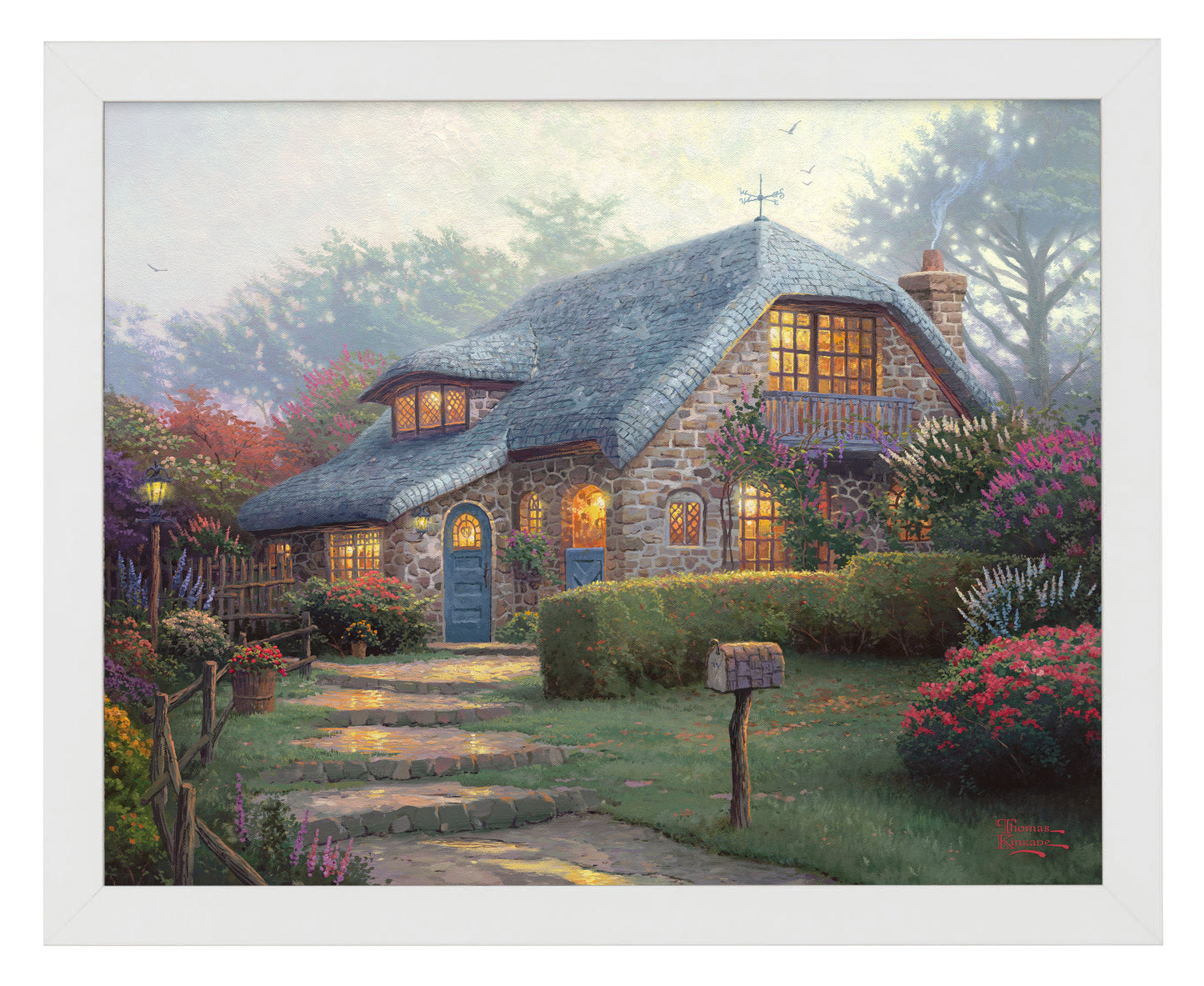 Lilac Cottage - Art Prints