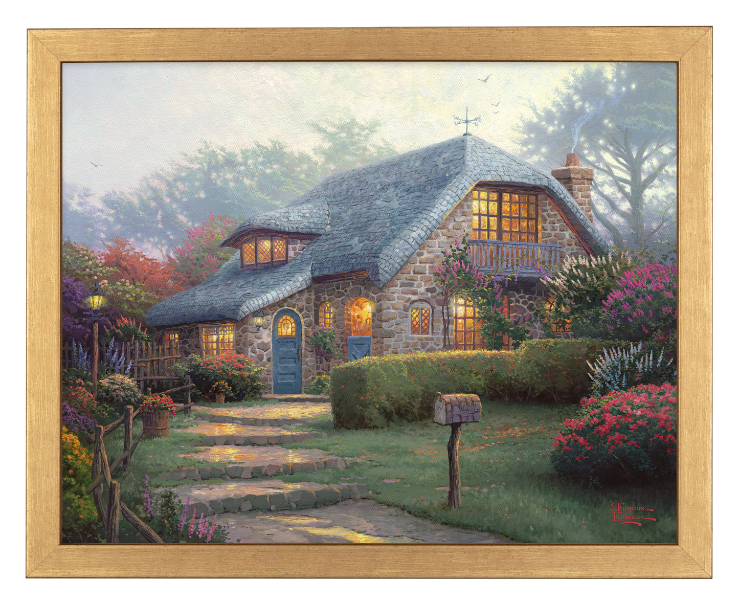 Lilac Cottage - Art Prints